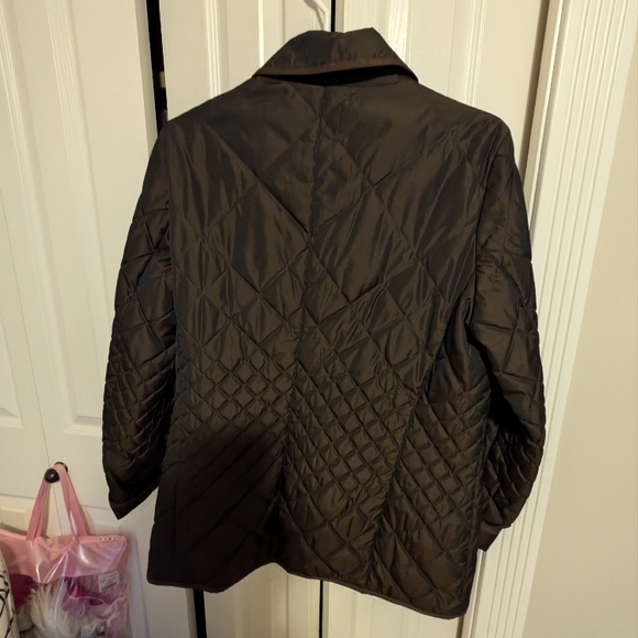 Burberry Brown Quilted Puffer Jacket - Picture 2 of 4